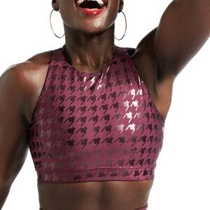 Peloton Show up high neck bra top XS